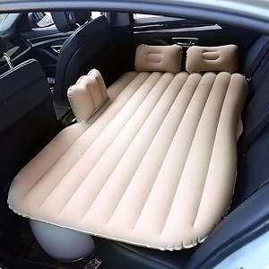 car inflatable bed with pump amp 2 air pillowquick inflatable back seat bedcar inflatable mattresscar bed mattresscar bed for traveltripcampingpicnicpool amp beachuniversal fit cream