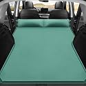 Car Inflatable Mattress for Toyota Grand Highlander 7 Seater 2024 2025. Rear Trunk Air Cushion Camping Travel Folding Self Inflating Sleeping Pad Back Seat Air Mattresses,Normal-Green