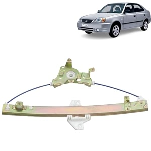 car international power window regulator accent rear lhs ci-1435l