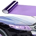 Car Light Tint Film Cars Light Tinted Film Sticker, Purple, 30x150CM