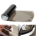 Car Light Tint Film Cars Light Tinted Film Sticker, Light Black, 30x150CM