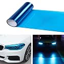 Car Light Tint Film Cars Light Tinted Film Sticker, Dark Blue, 30x200CM