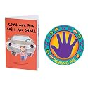 Magnet + Children's Safety Book Combo – Toddler Parking Lot Safety Set – Teaches Kids to Wait Safely by the Car – Made in USA – Great for Autism, Preschool &amp; Daycare – Fish