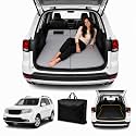 Car Mattress for Pilot 2009–2015, Upgraded Non-Inflatable Thickened Foam SUV Car Camping Mattress, Foldable Trunk Sleeping Pad Car Bed Mattress for Road Trips Camping Travel