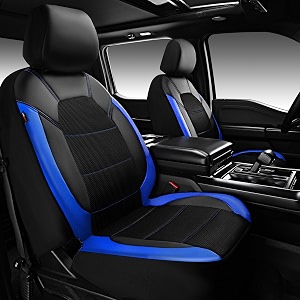 CAR PASS Leather Car Seat Covers Front
