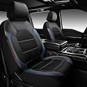 CAR PASS Leather Car Seat Covers Front
