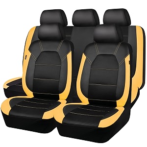 CAR PASS Leather Seat Covers Breathable Universal