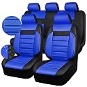 CAR PASS Leather Seat Covers Full Set