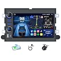 Car Radio for Ford F150 2004-2008: 7'' Touch Screen Car Stereo with Wireless CarPlay &amp; Android Auto Bluetooth WiFi GPS FM RDS SWC Backup Camera