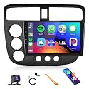 Car Radio for Honda Civic 2001 2002 2003 2004 2005 with Wireless Carplay