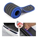 8sanlione Bumper Guard, Blue Edge/Red Flag/40.9"x3.5"