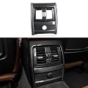 Car Rear Row AC Frame Cover Sticker Carbon Style ABS Decal Trim fits for BMW F30 F31 F34 3GT F32 F36 Accessories - F33 Convertible NOT FIT
