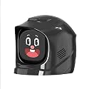 Car Robot Dashboard - Animated AI-Inspired Emotional Companion with Gyro Motion &amp; Mood Expressions, Magnetic Shell Design for Personalized Interior Style and Driving Fun (Black)
