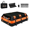 21 CuFt Waterproof Rooftop Cargo Bag with 10*Straps 6*Hooks 1*Anti-Slip Mat