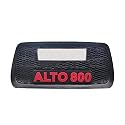 CAR SAAZ Red Alpha Front Chrome Grill Compatible with Alto 800 Type-3 (2016-2018)