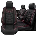 Car Seat Cover for MINI Cooper S Clubman 2008-2012, Driver's Seat Covers,Non-Slip Waterproof seat Cover,Wear-Resistant Nappa Leather car seat Covers. (Standard 2 Seats/Black)