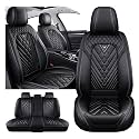 Car Seat Covers for Audi Q8 2019-2026, Premium Nappa Leather Car Seat Covers, Airbag Compatible &amp; Anti-Slip Car Seat Covers Sets(5 Seats/Black)