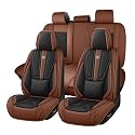 Car Seat Covers Full Set for Chevrolet Chevy Camaro 2016-2024,Black&amp;Brown
