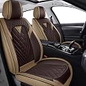 Car Seat Covers for Mercedes-Benz Sprinter 3500XD 2017-2026, Premium Nappa Leather Car Seat Covers, Airbag Compatible &amp; Anti-Slip Car Seat Covers Sets(2 Seats/Brown Coffee)