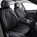 Car Seat Covers for Mercedes-Benz Sprinter 3500XD 2017-2026, Premium Nappa Leather Car Seat Covers, Airbag Compatible &amp; Anti-Slip Car Seat Covers Sets(2 Seats/Black)