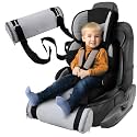 Car Seat Foot Rest,Car Seat Foot Rest for Kids-Booster Seat Foot Rest-Convenient Car Accessories for Kids - Supportive Car Seat Pillow for Toddlers - Long Adjustable Strap (Gray)