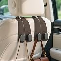 Car Seat Headrest Hooks, 2PCS Universal Car Purse Hook Leather Car Bag Hook