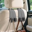 Car Seat Headrest Hooks, 4PCS Universal Car Purse Hook Leather Car Bag Hook