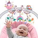 Car Seat Toys for Babies 0-6 Months, Spiral Hanging Stroller Toys