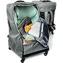 Car Seat Travel Bag With Wheels - 3 In 1 Padded Carseat Carrier Backpack With Extra Storage To Cover All Your Toddler Airplane Travel Essentials - Baby Car Seat Bags For Air Travel
