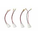 Car Speaker Coupler Connector Wiring Harness | Compatible with Swift, Baleno, WagonR, Alto, Celerio, Brezza, Ertiga, Ignis, Ciaz, XL6, Fronx | Plug & Play Car Speaker Adapter Set of 2