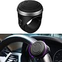Car Steering Wheel Spinner Knob with 360° Rotation Booster - Universal Power Handle Grip with Non-Slip Silicone, One Hand Driving Control for Cars, SUVs, Trucks