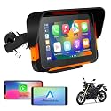 Car Stereo for Motorcycle, 5 Inch IPS Touchscreen, CarPlay & Android Auto