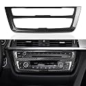 Car Sticker Decal CD Panel Trim Carbon Color ABS Cover Compatible with BMW F30 F31 F34 3GT F32 F33 F36 2013 2014 2015 2016 2017 2018 2019 Accessories