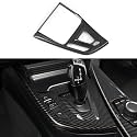 Car Decal Gear Shift Cover Carbon Color ABS Trim Sticker fits for BMW F30 F31 F32 F33 F34 F36 Interior Accessories - Convertible NOT FIT