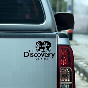 car sticker by hard goat complete self adhesive discovery channel world map sticker black