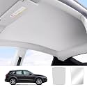 Car Sunroof Compatible with Q5 2017-2009 5-Door SUV, Foldable Glass Roof Sunshade with Storage Bag, Heat Insulation Sun Protection Roof Interior Sunshade