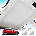 Car Sunroof Compatible with Tiguan 2016-2010 5-Door SUV, Foldable Glass Roof Sunshade with Storage Bag, Sunshade Roof Heat Insulation Sun Protection Roof Sunshade Interior Sunroof Shade