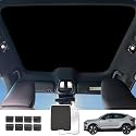 Car Sunroof Compatible with Volvo C40(Not for XC40) 2021-2023, Foldable Glass Roof Sunshade with Storage Bag, Sunshade Roof Heat Insulation Sun Protection Interior