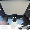 Car Sunroof Shade Compatible with Volvo C40(Not for XC40) 2021-2023, Foldable Glass Roof Sunshade with Storage Bag, Heat Insulation Sun Protection Roof Interior Sunshade