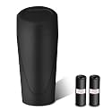 Car Trash Can with Lid, Leakproof Garbage Can with 40 Attached Trash Bags, Mini Essential Car Accessories for Interior for Car, Home, Office (Black)
