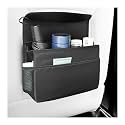 Osilly Car Trash Can, Waterproof Collapsible Vehicle Hanging Garbage Bag, Magnetic Multipurpose Automotive Dustbin Storage Organizer Container Accessories, Universal for SUV, Sedan, Truck (Black)