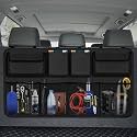 AOPHY Nylon Car Trunk Organizer, Automobiles Backseat Hanging Organizer with 8 Large Storage Bag -Trunk Organizer for SUV,Truck,Van-Free Your Trunk Space (Car Trunk Organizer 8Bag), Black