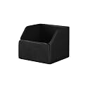 Car trunk storage box Big capacity Multifunctional suede car Folding Storage Box(Black)