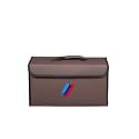 Car Trunk Storage Box Fit For BMW X1 X3 X5 X7 E46 E60 E70 E72 E87 E90 E92 G01 G05 G10 G15 G20 G30 F01 F10 F15 F20 F30(Brown)