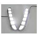 Car Turn Signal Lights for for Explorer 2016 2017 with Turn Signal & Dimming Style Relay CAR DRL 12V Daytime Running Light Daylight Fog Lamp Blinker Lights