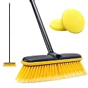Car Wash Brush with Long Handle, 55'' Soft Bristle Vehicles Washing Tool