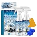 Car Windshield Snow Melting Coating Spray, Snow Repellent Spray De-Icer for Cars - Fast Ice & Snows Remover, Winter Windshield & Glass Coating Protection, Snow Meltings Agent for Car Ice Melting (2)
