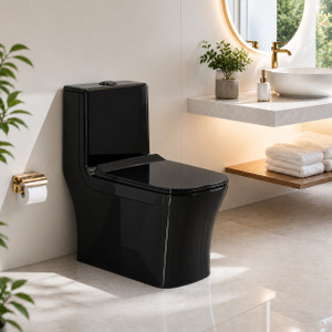 CARA MARK One-Piece Ceramic Toilet with Dual-FlushSoft-Close