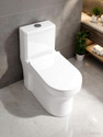 CARA MARK Premium One Piece Western Toilet Seat | Soft Close Dual Flush System Premium One Piece Western Toilet Seat | Soft Close Western Commode (WHITE SCRETCH PROOF (FULL GLOSSY))