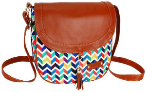 cara mia multicolor sling bag women canvas sling bag